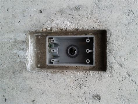 anchor electrical box in concrete|how to attach electrical box to wall.